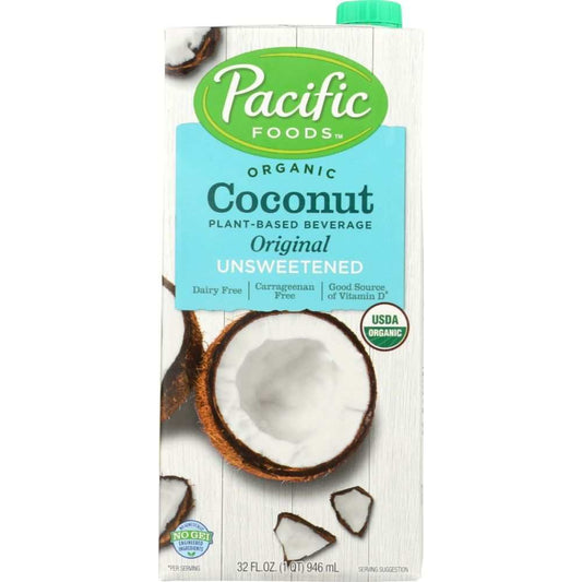 Pacific Foods Organic Coconut Original Unsweetened Non-Dairy Beverage 32 oz carton