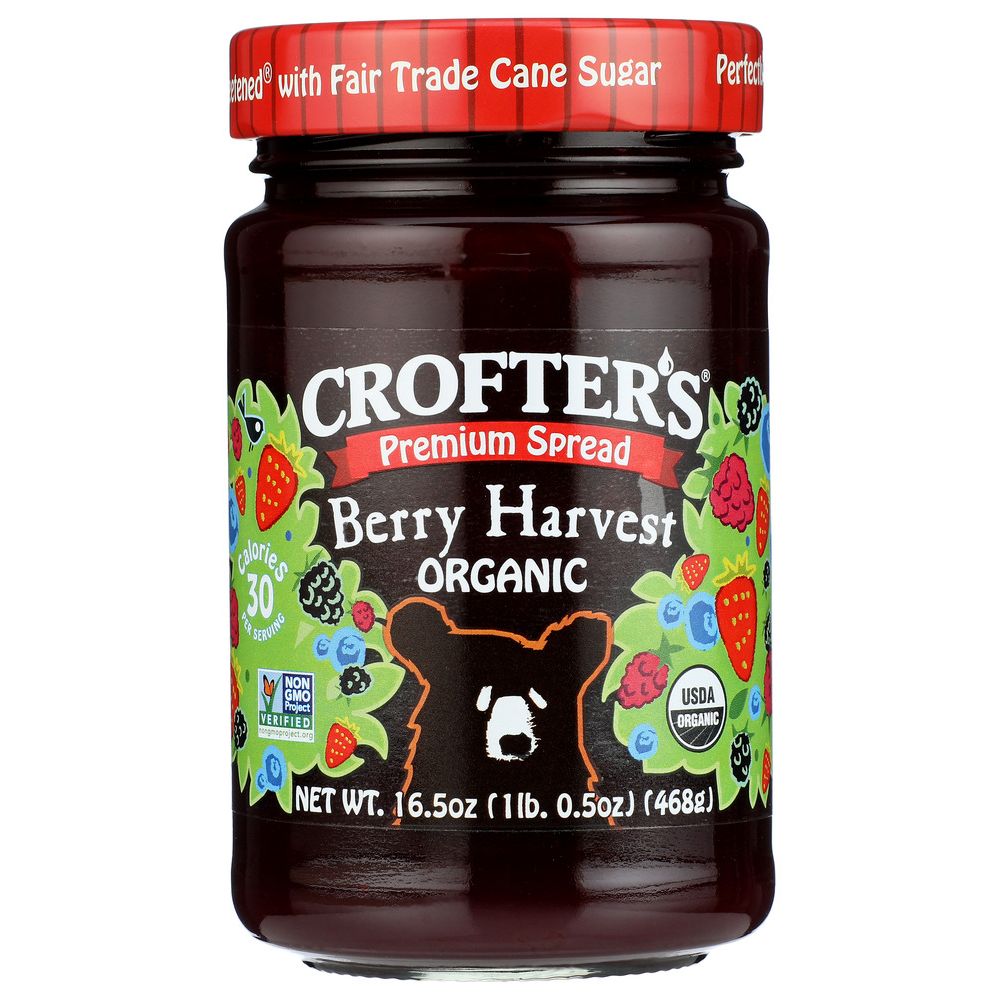 CROFTERS: Berry Harvest Fruit Spread, 16.5 oz - SMART GREENS