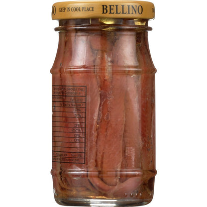 BELLINO: Fillet of Anchovies in Olive Oil & Salt, 4.25 oz - SMART GREENS