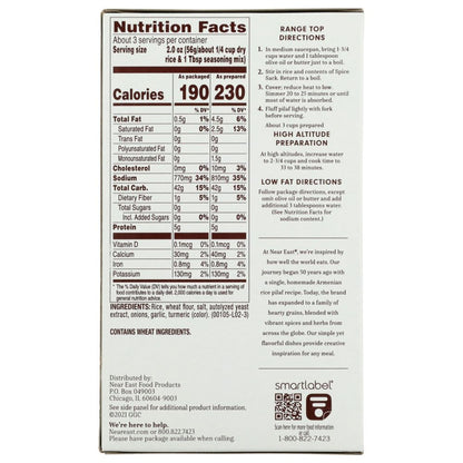 NEAR EAST: Rice Pilaf Mix Original, 6.09 Oz - SMART GREENS
