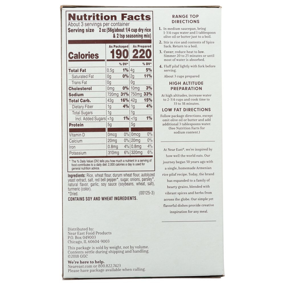 NEAR EAST: Rice Mix Chicken, 6.25 oz - SMART GREENS