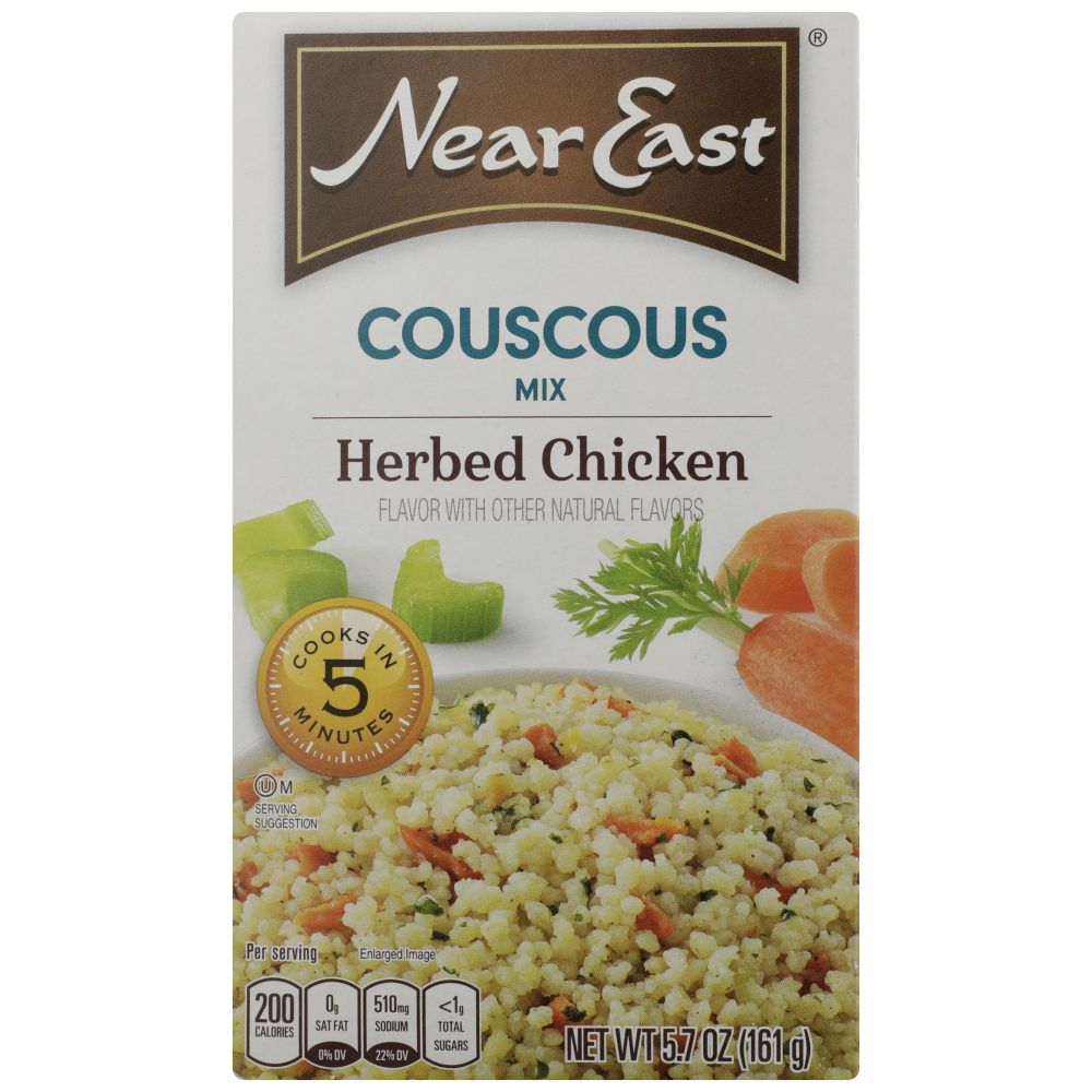 NEAR EAST: Couscous Mix Herbed Chicken Flavor, 5.7 Oz - SMART GREENS