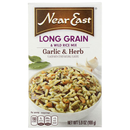NEAR EAST: Rice Mix Long Grain Wild Garlic, 5.9 oz - SMART GREENS