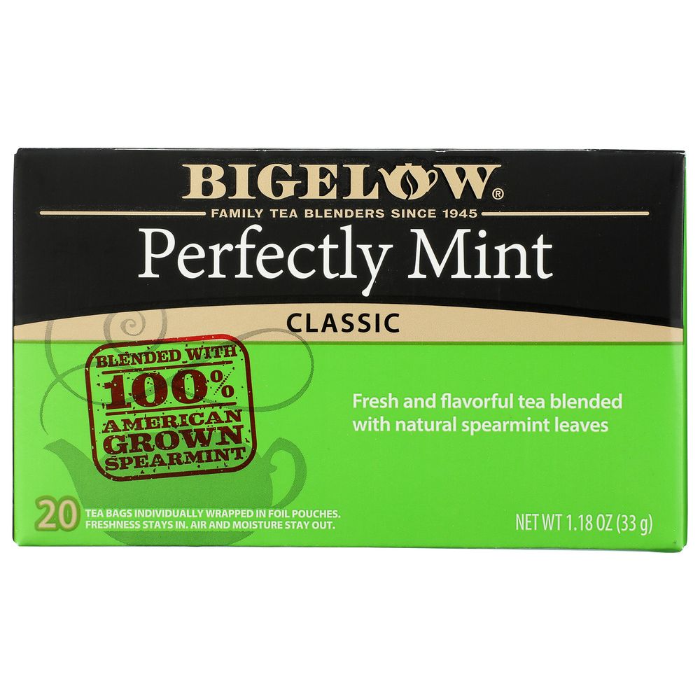 BIGELOW: Tea Black Tea Plantation Mint, 20 tea bags - SMART GREENS