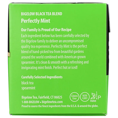 BIGELOW: Tea Black Tea Plantation Mint, 20 tea bags - SMART GREENS