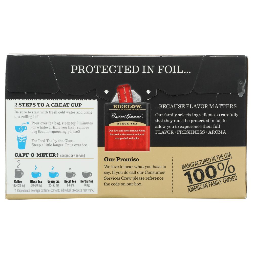 BIGELOW: Six Assorted Teas Variety Pack 18 Tea Bags, 1.10 oz - SMART GREENS