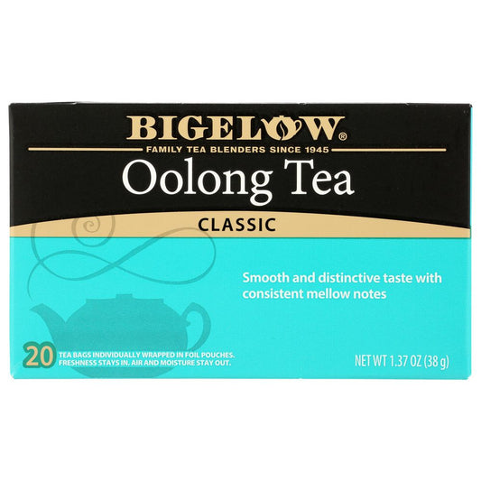 BIGELOW: Oolong Tea Classic 20 Tea Bags, 1.50 oz - SMART GREENS