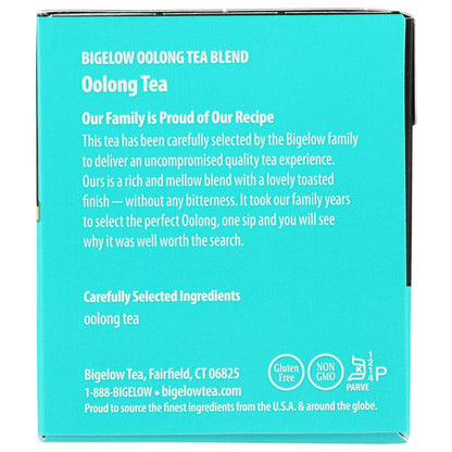 BIGELOW: Oolong Tea Classic 20 Tea Bags, 1.50 oz - SMART GREENS
