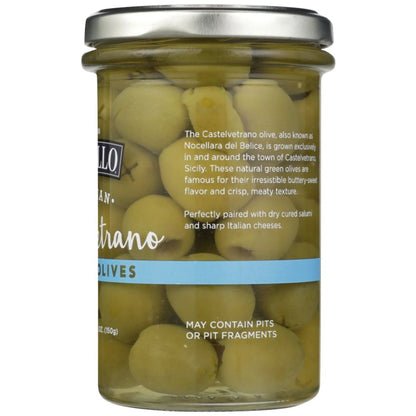 DELALLO: Olives Pitted Castelvetrano, 5.3 oz - SMART GREENS