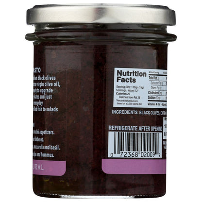 DELALLO: Black Olive Tapenade, 6.7 oz - SMART GREENS