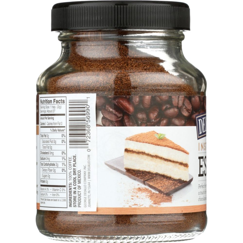 DELALLO: Baking Powder Espresso, 1.94 oz - SMART GREENS