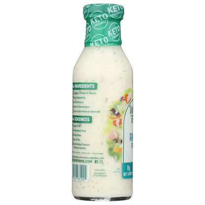 WALDEN FARMS Ranch Salad Dressing Calorie Free 12 oz bottle