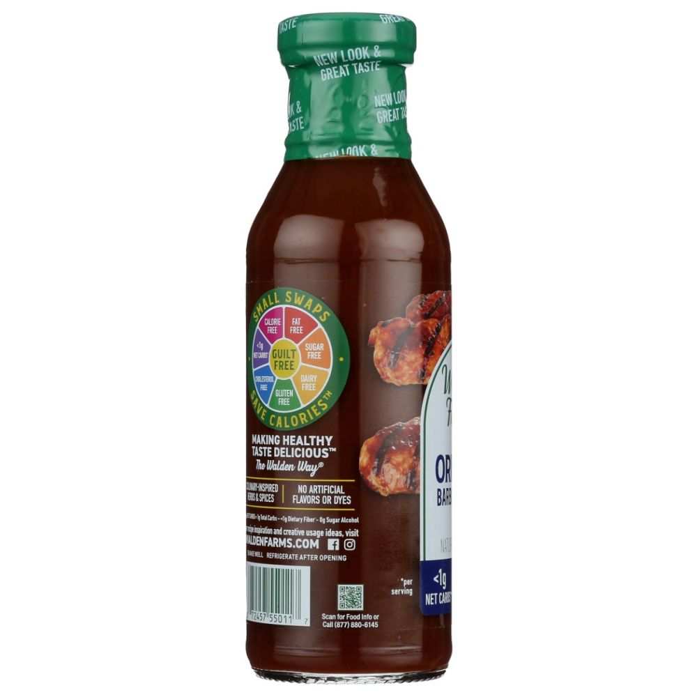 Walden Farms Original Barbeque Sauce bottle no carbs sugar free 12 oz