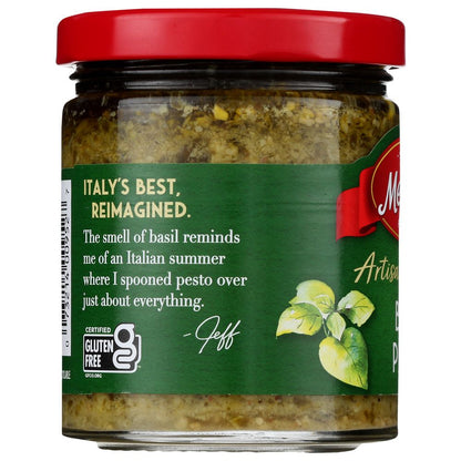 MEZZETTA: Napa Valley Bistro Homemade Style Basil Pesto, 6.25 oz - SMART GREENS