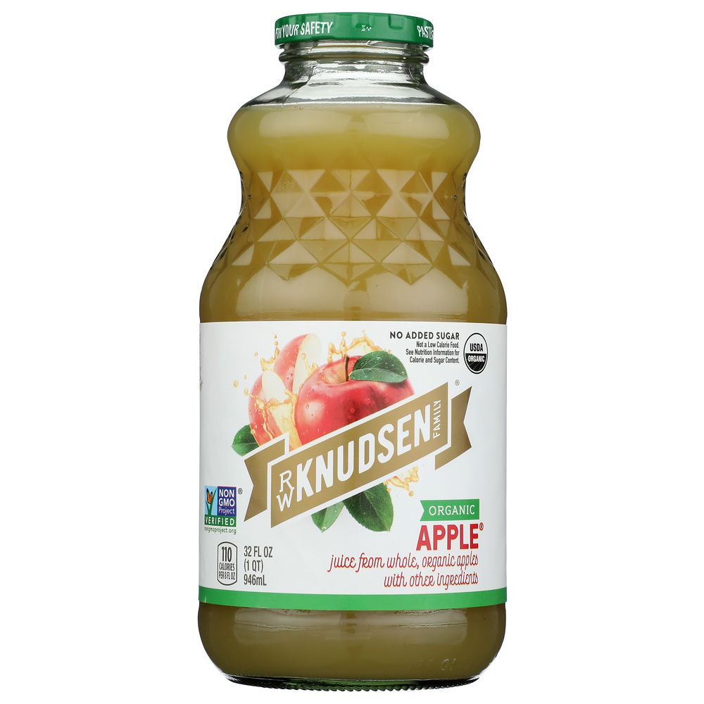 R.W. KNUDSEN FAMILY: Organic Juice Apple, 32 oz - SMART GREENS