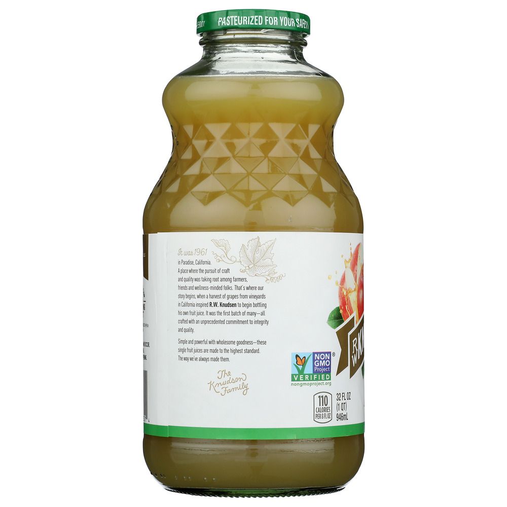R.W. KNUDSEN FAMILY: Organic Juice Apple, 32 oz - SMART GREENS