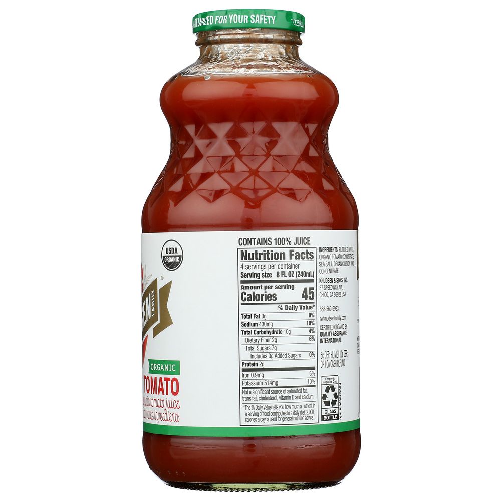 R.W KNUDSEN FAMILY: Organic Juice Tomato, 32 oz - SMART GREENS