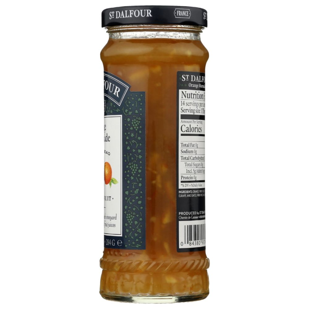 ST DALFOUR: Orange Marmalade, 10 oz - SMART GREENS