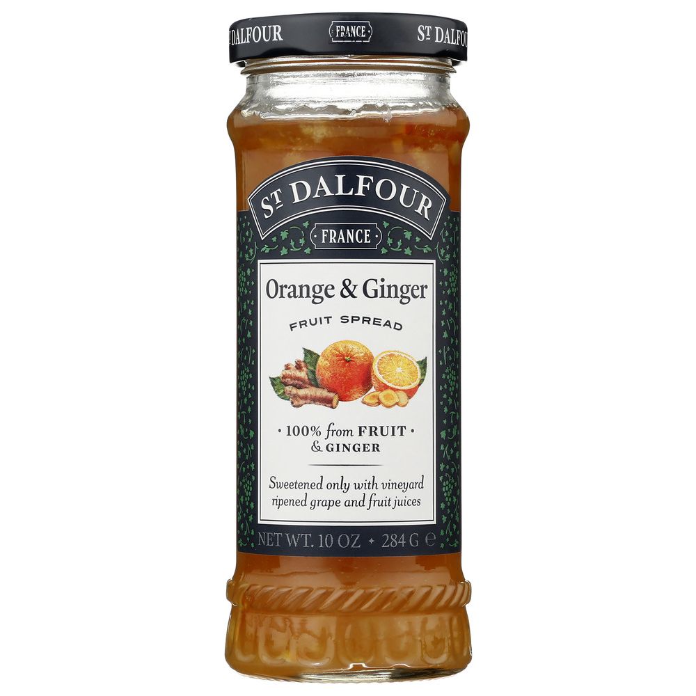 ST DALFOUR: Ginger & Orange Marmalade, 10 oz - SMART GREENS