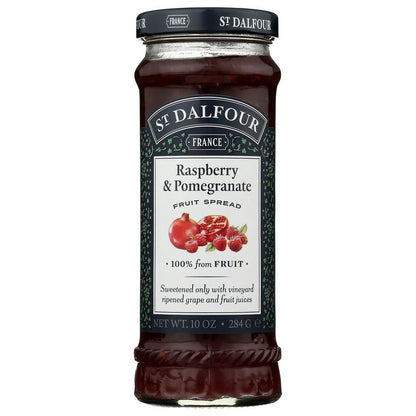 ST DALFOUR: Red Raspberry & Pomegranate, 10 oz - SMART GREENS