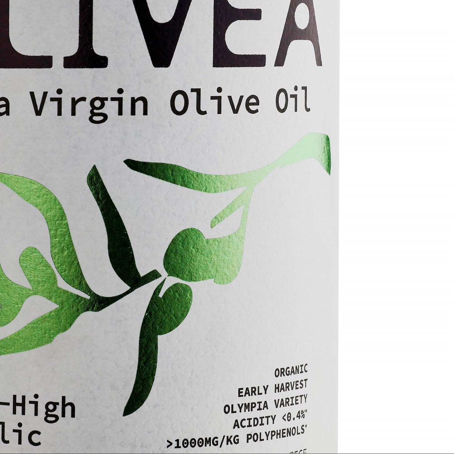 OLIVEA: Ultra High Phenolic Extra Virgin Olive Oil — 1,000+ mg/kg Polyphenols