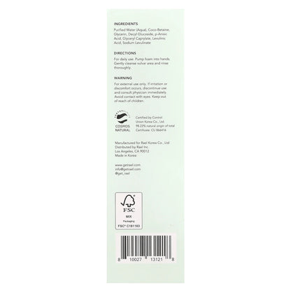 RAEL: Wash Feminine Ntural Foam, 5 oz