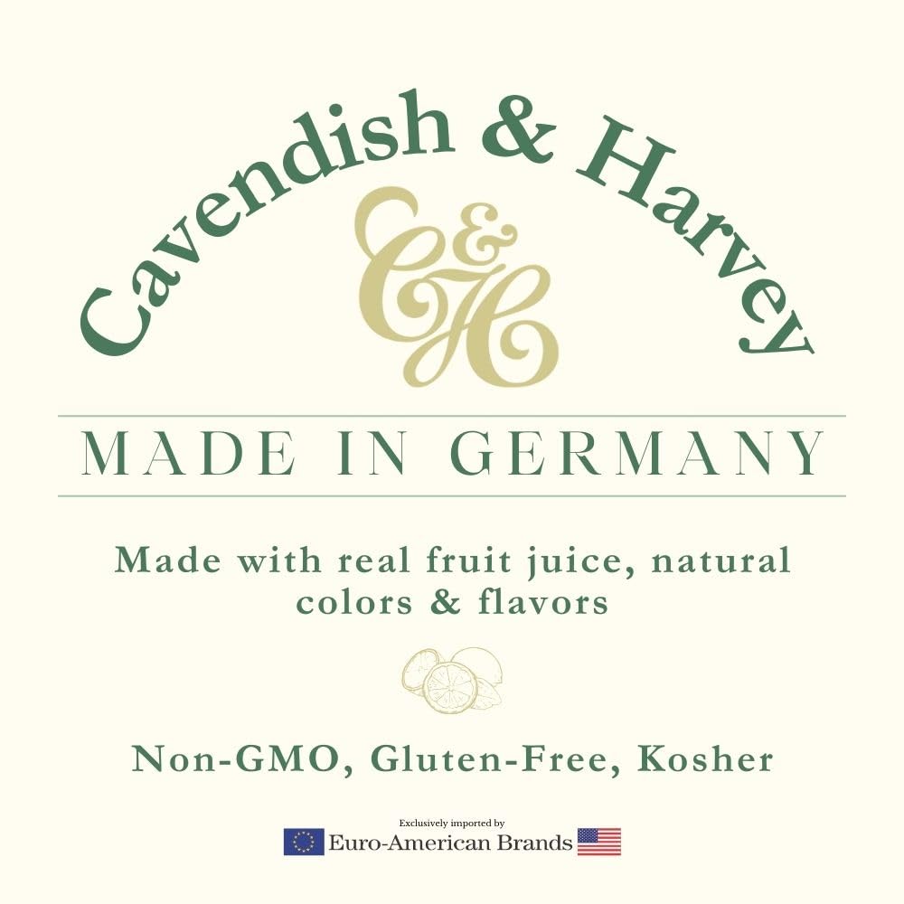 CAVENDISH & HARVEY: Candy Tin Orange, 5.3 oz