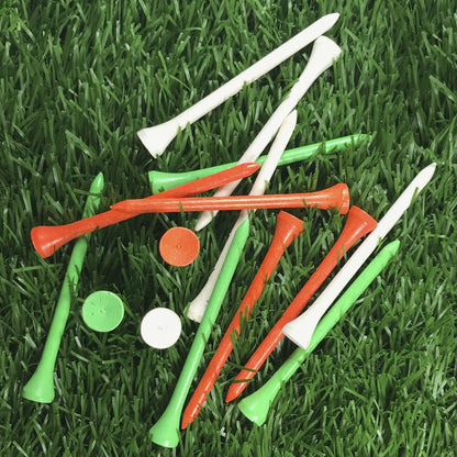 Pride Golf Tee, Wood Golf Tees, 3-1/4", Citrus Mix, 90 Count