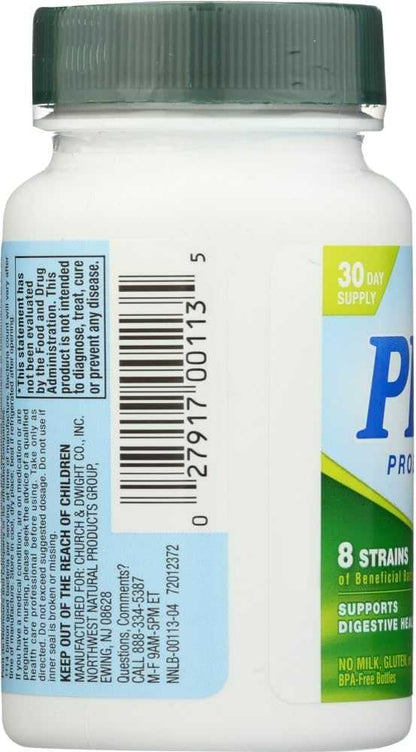 NUTRITION NOW: PB8 Original Formula, 60 Pro-Biotic Capsules| Digestive