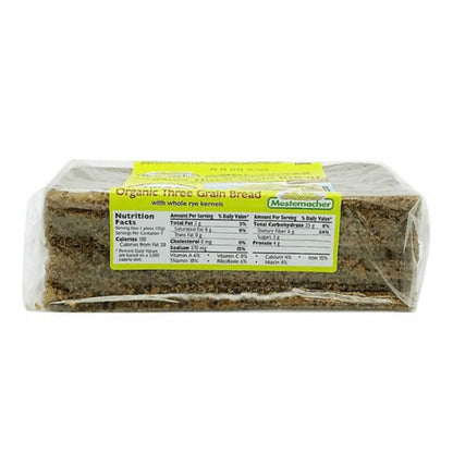 MESTEMACHER: Bread Natural Three Grain, 17.6 oz