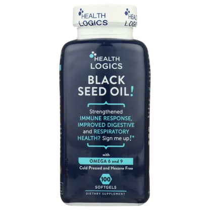 Black Cumin Seed Oil Health Logics pure cold pressed softgels for wellness support