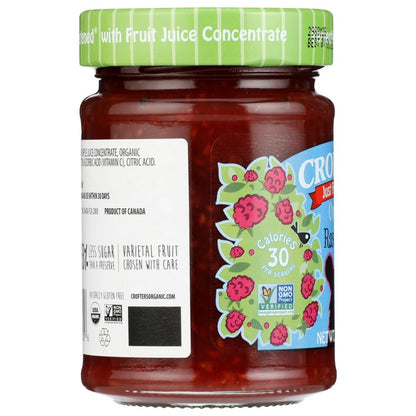 CROFTERS: Organic Raspberry Fruit Spread, 10 oz - SMART GREENS