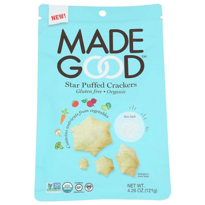 MADEGOOD organic sea salt crackers gluten-free allergen-free snack pack