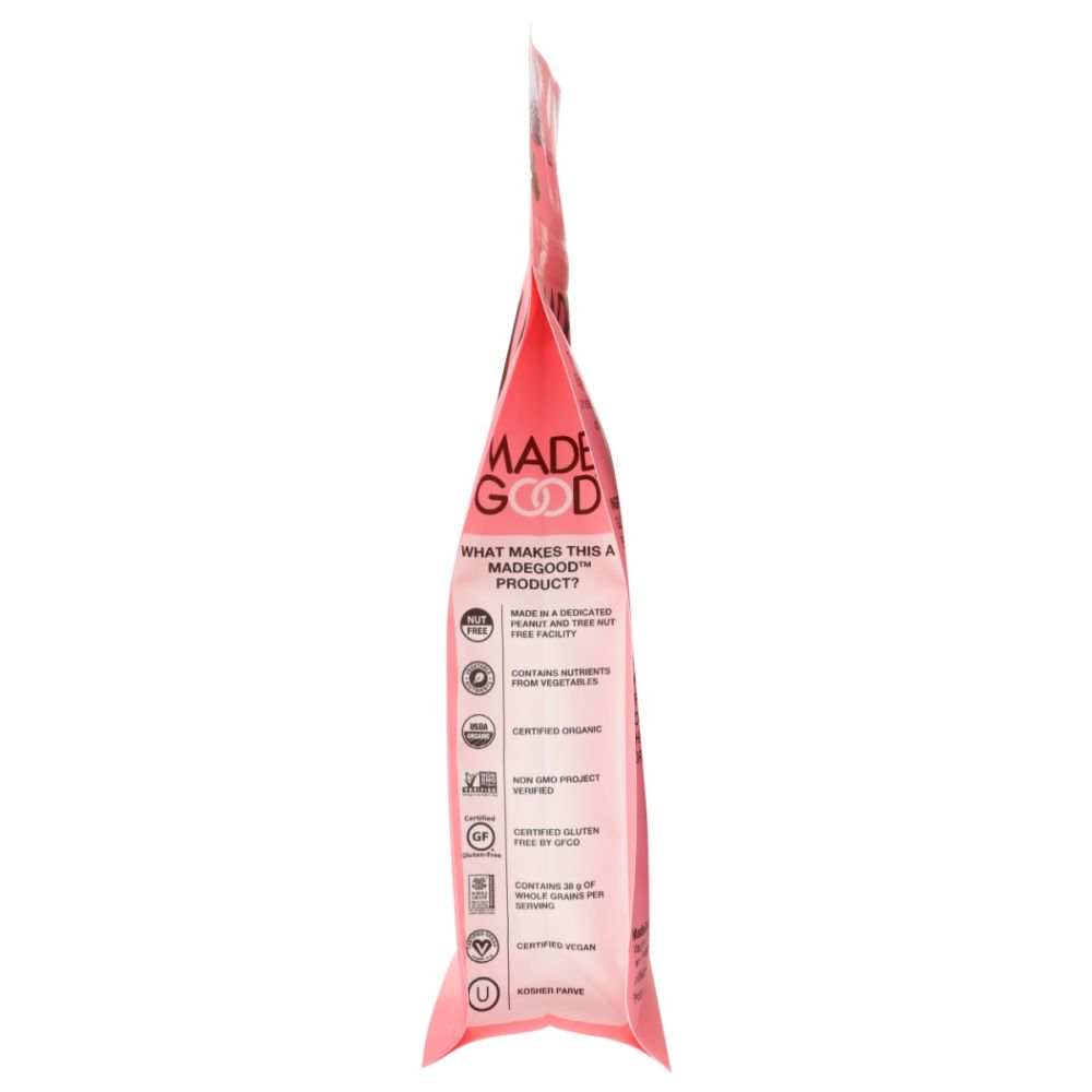 MADEGOOD Strawberry Crispy Light Granola 10 oz with fresh strawberry flavor