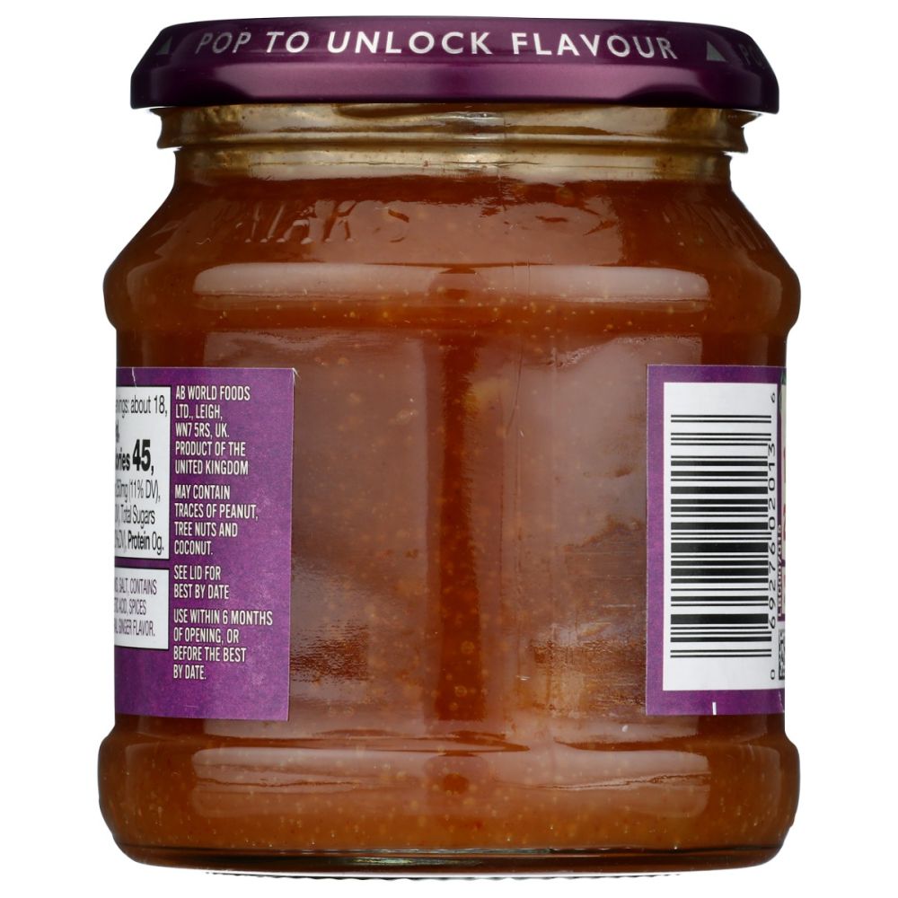 PATAK'S: Major Grey Chutney Sweet Mango Preserve with Ginger, 12 oz - SMART GREENS
