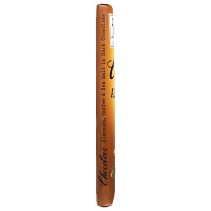 CHOCOLOVE: Almonds Toffee & Sea Salt in Dark Chocolate, 3.2 oz - SMART GREENS