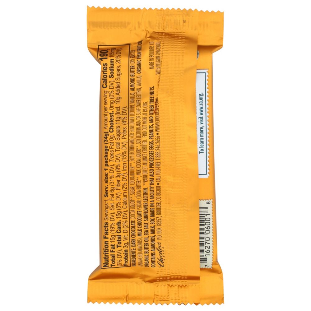 CHOCOLOVE: Almond Butter Cups Dark Chocolate, 1.2 oz - SMART GREENS
