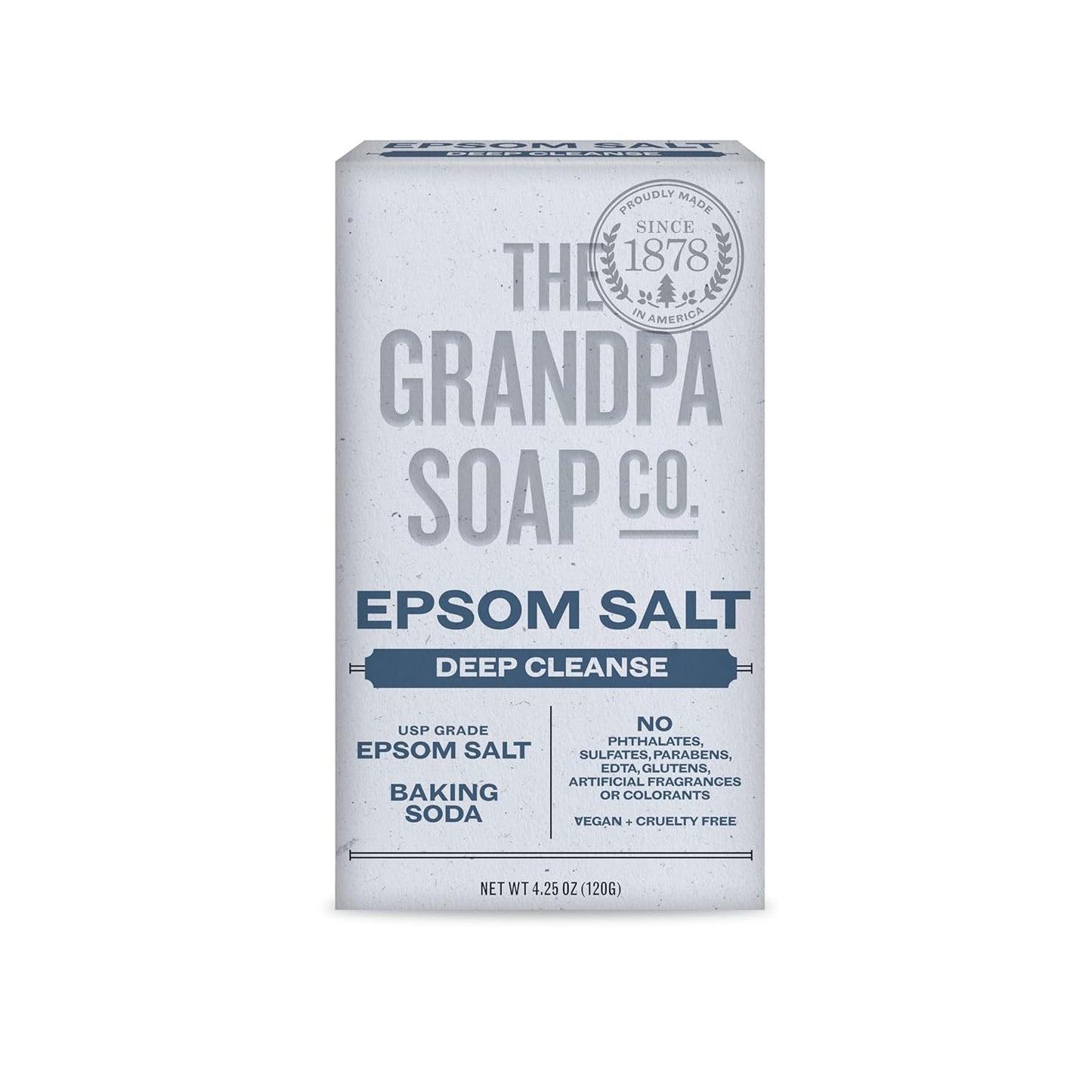 GRANDPAS: Soap Bar Epsom Salt, 4.25 oz