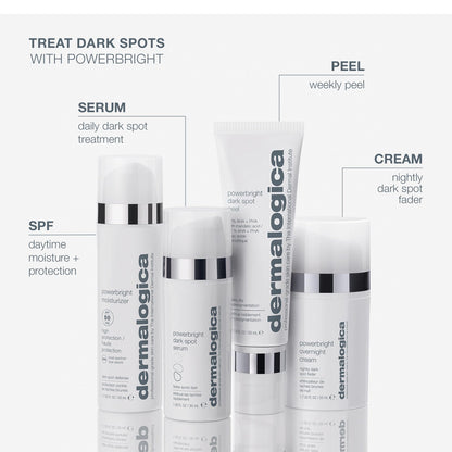Dermalogica PowerBright Overnight Cream - Dark Spot Correction, Anti-Aging Skincare, Niacinamide & Vitamin C Overnight Face Cream for Hyperpigmentation Treatment