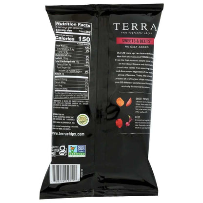 TERRA CHIPS Sweets & Beets 6 oz bag with sweet potato chips