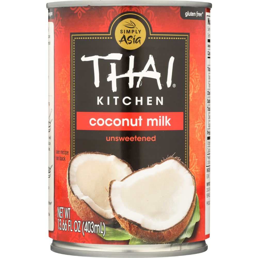 THAI KITCHEN Coconut Milk Unsweetened 14 oz can for cooking and desserts