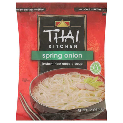 THAI KITCHEN Instant Rice Noodle Soup with Spring Onion and spices 1.6 oz package