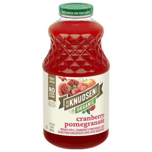R.W. KNUDSEN: Organic Cranberry Pomegranate Juice, 32 fo - SMART GREENS