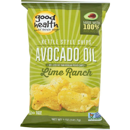 Good Health Kettle Chips Avocado Oil Lime Ranch 5 oz bag