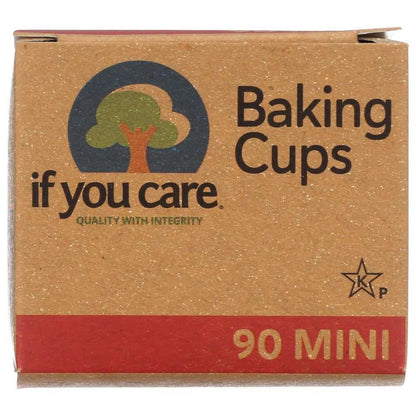 Mini Baking Cups 90 pack eco-friendly unbleached greaseproof paper liners for mini muffins and treats