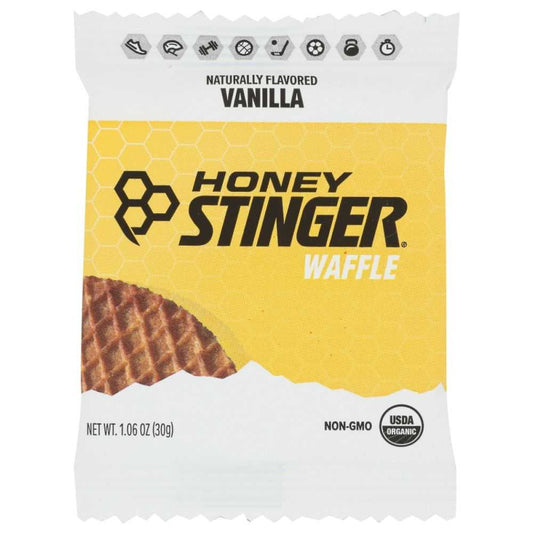 HONEY STINGER waffle with vanilla honey flavor snack pack