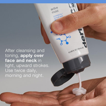 Dermalogica Active Moist Moisturizer for Dry Skin - Lightweight, Oil-Free Hydration
