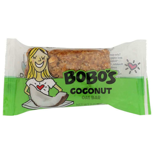 BOBO'S OAT BARS all natural coconut energy bar gluten-free vegan snack