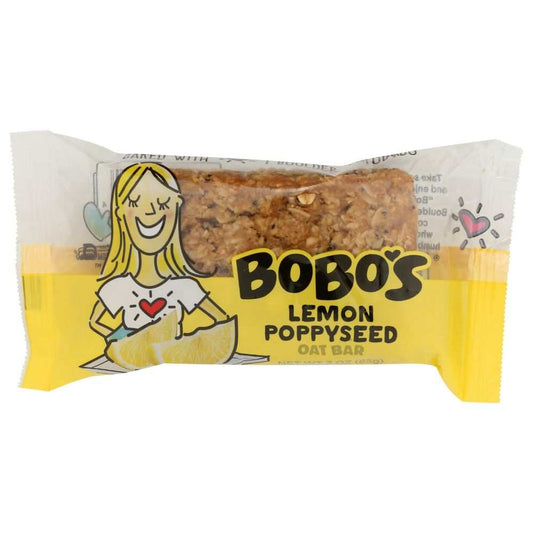 BOBOS OAT BARS Lemon Poppyseed Oat Bar 3 oz package