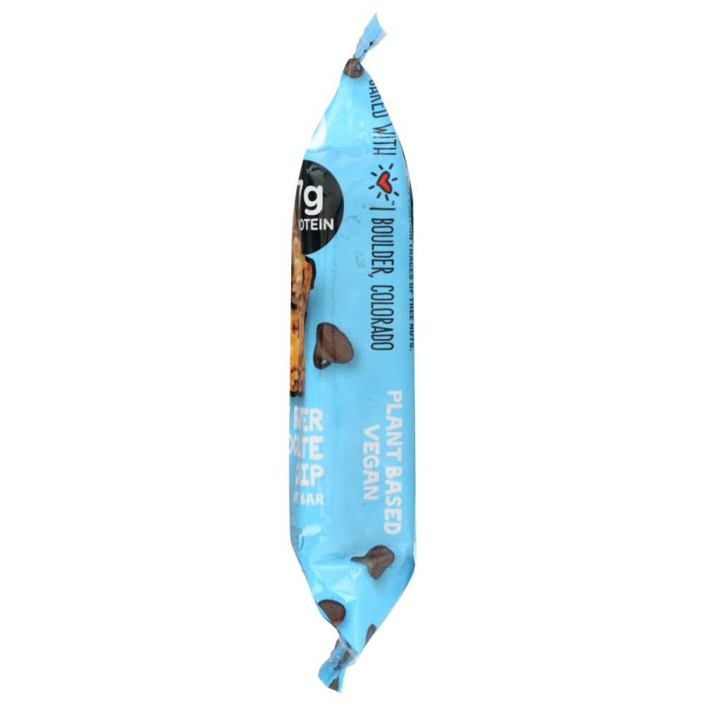 BOBOS OAT BARS chocolate chip peanut butter filled bar packaging and ingredients